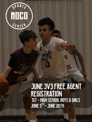 Presentational NOCO Basketball | June 3v3 Individual Registration visual