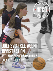 Presentational NOCO Basketball | July 3v3 Individual Registration visual