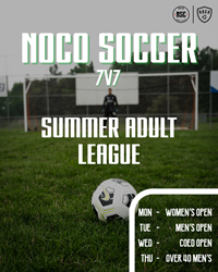Presentational NOCO Soccer | 7v7 Adult Summer League visual