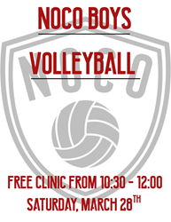 Presentational NOCO Volleyball | Free Boys Clinic visual