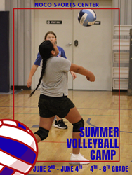 Presentational NOCO Volleyball | June Summer Camp visual