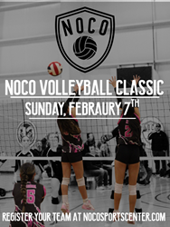 Presentational NOCO Volleyball Classic 2027 visual