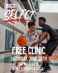 Presentational NOCO Select | FREE Clinic 6/20 visual