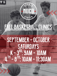 Presentational NOCO Basketball | Fall Clinics visual