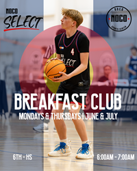 Presentational NOCO Select | Breakfast Club June & July visual