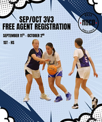 Presentational NOCO Basketball | Sept/Oct 3v3 League Individual Registration visual