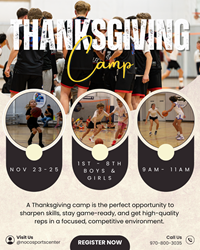 Presentational NOCO Basketball | Thanksgiving Camp visual