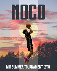 Presentational NOCO Basketball | Mid Summer Tournament visual