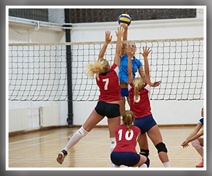 Presentational Adult Volleyball visual