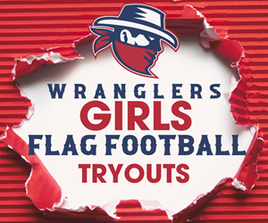 Presentational 2026 Girls Flag Football Tryouts visual