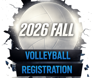 Presentational 2026 Youth Volleyball visual