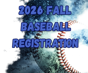 Presentational 2026 Fall Baseball visual
