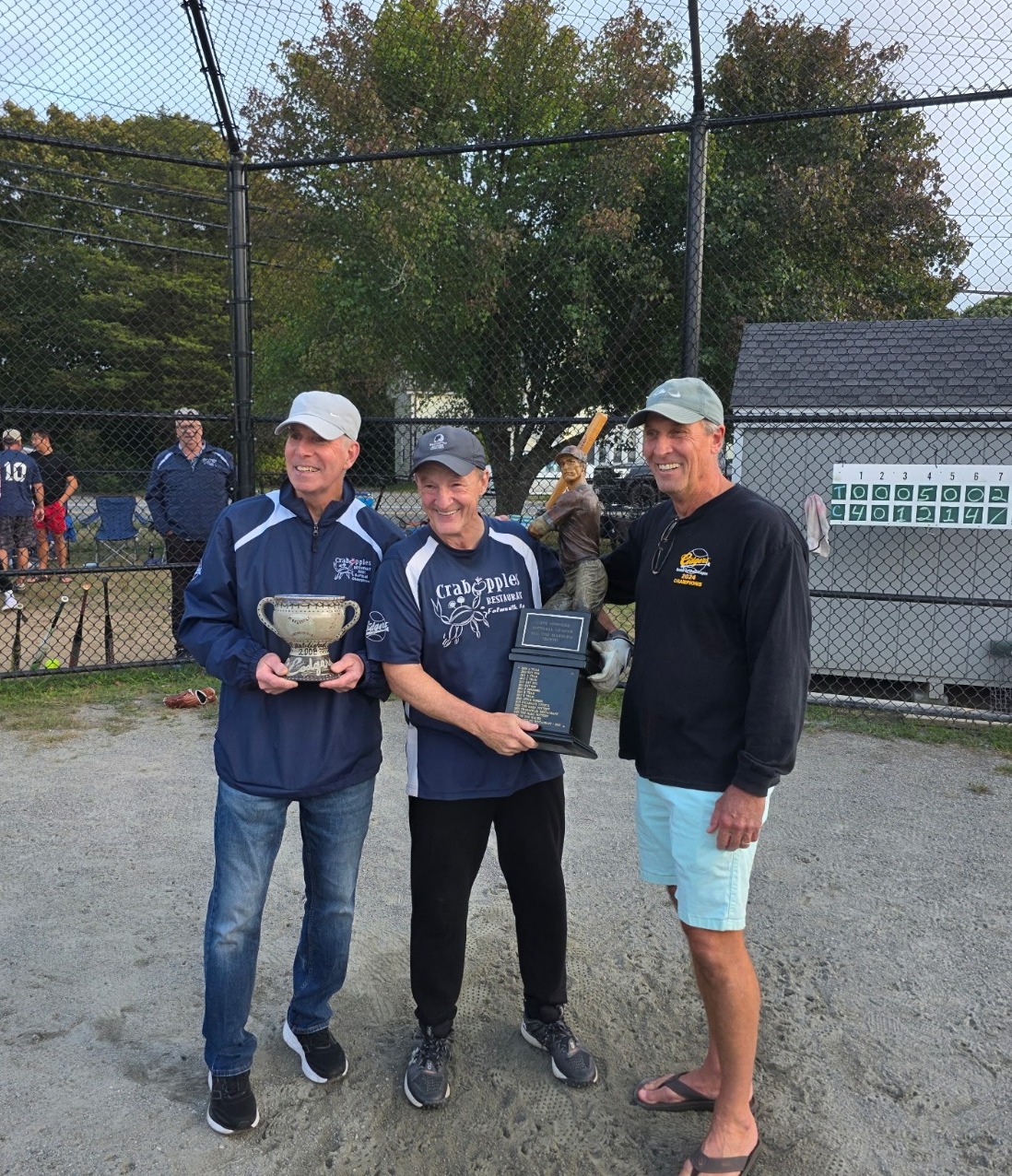 Tennis ball on a court
