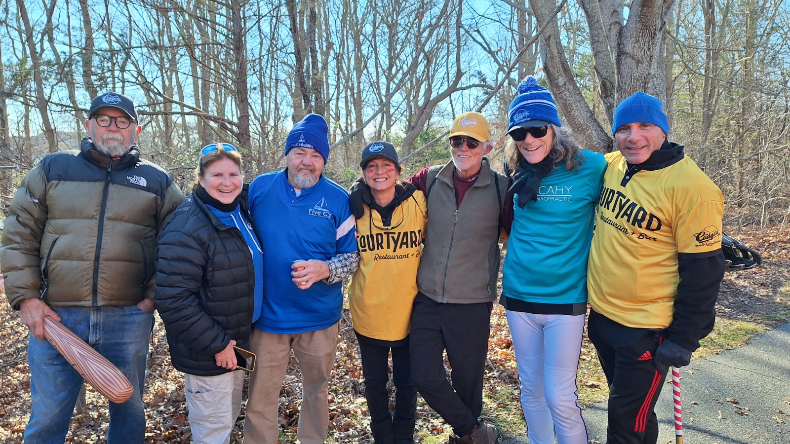 Youth playing baseball