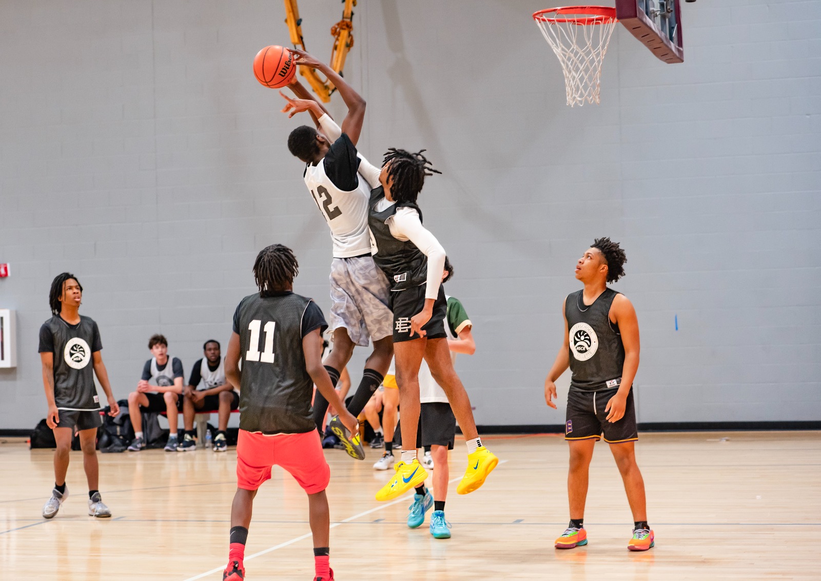 Soccer ball on grass