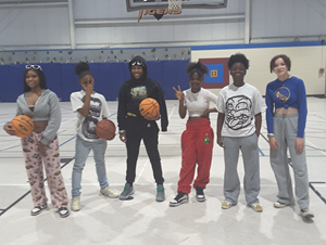 Presentational Middle School Girls Basketball visual