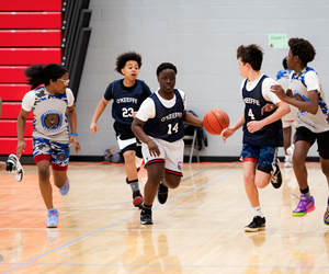 Presentational Middle School Boys Basketball visual