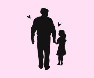 Presentational Daddy Daughter Dance, Adult visual