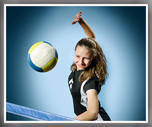 Presentational Adult Volleyball visual