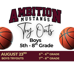 Presentational Ambition Mustangs Tryouts visual