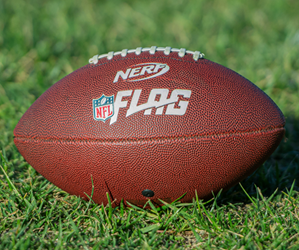 Presentational NFL Flag Football visual