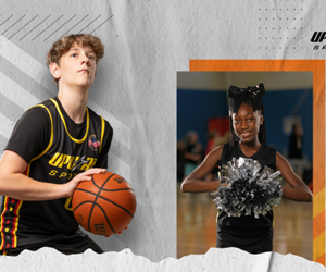 Presentational 26/27 Basketball & Cheerleading visual