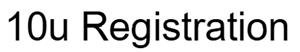 Presentational 10u 2026 Team Registration visual