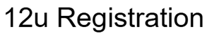 Presentational 12u 2026 Team Registration visual