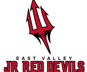 Presentational East Valley Jr. Red Devils Fall Tackle 2026 visual
