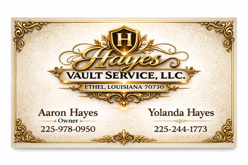 Hayes Vault Services website