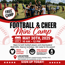 Presentational Football & Cheer Mini Camp visual