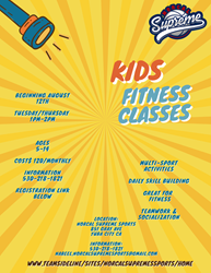 Presentational Kids Fitness & Activities Class visual