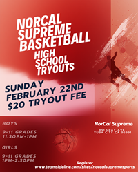 Presentational High School AAU Tryouts Spring 2026 (Boys/Girls) visual