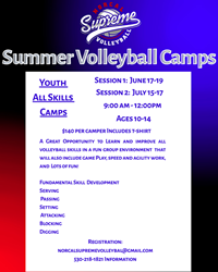 Presentational Youth Summer Volleyball Camps visual