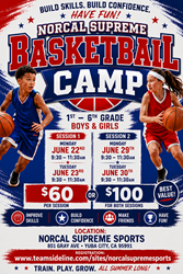 Presentational June Basketball Camps visual