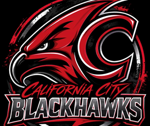 Presentational California City Blackhawks visual