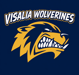 Presentational Visalia Wolverines visual