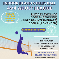 Presentational 4v4 Tuesday Coed League visual