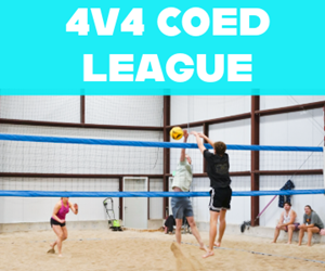 Presentational 4v4 Coed League visual