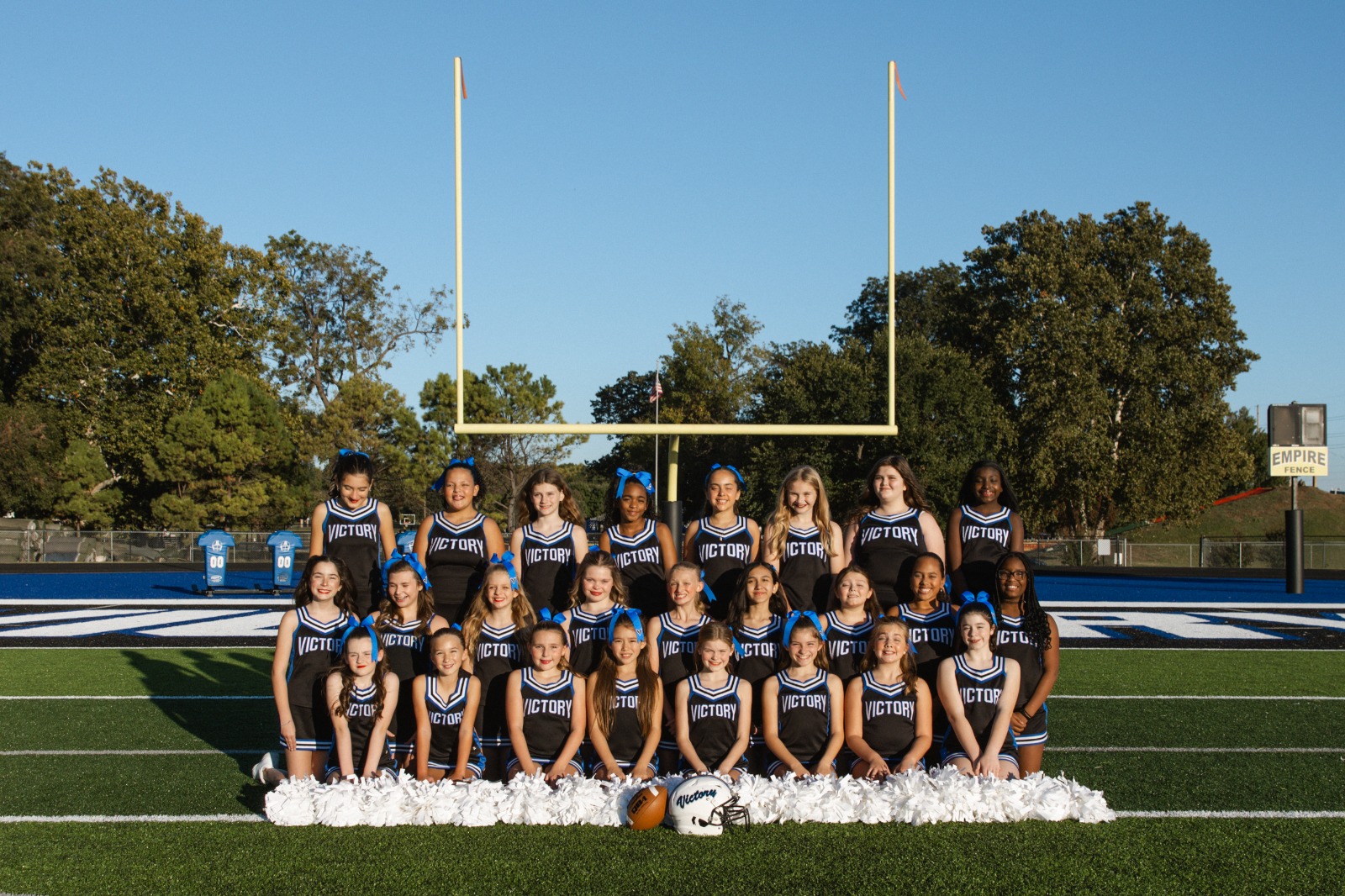 Huddling in a youth soccer match