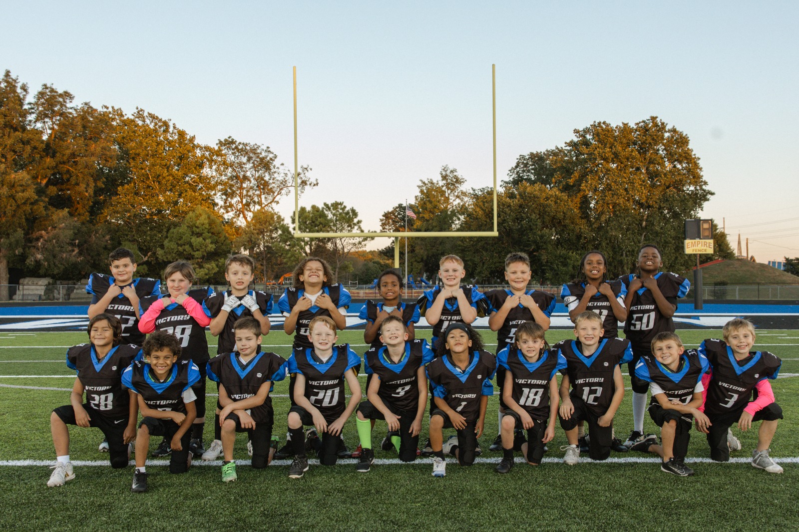 Soccer match for youth