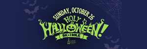 Presentational Catholic Charities Holy Halloween 5K Fun Run visual