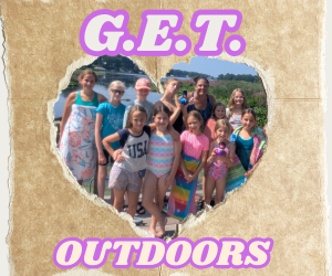 Presentational G.E.T. (Girls Exploring Together) Outdoors Summer 2026 visual