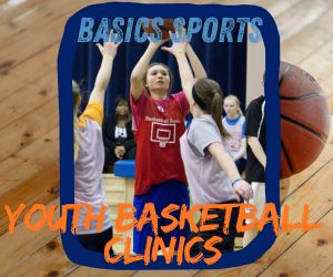 Presentational After School Basketball Clinics - Basics visual