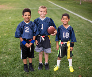 Presentational TEAMS - 323 Flag Football visual