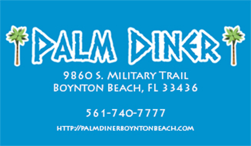 Palm Diner website