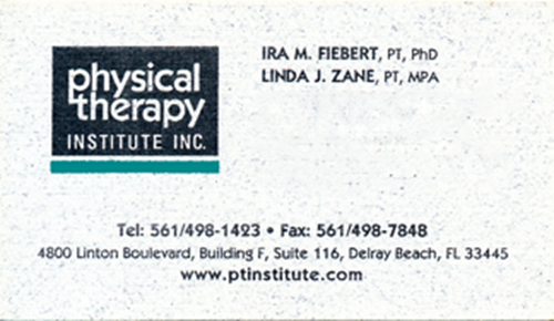 Physical Therapy Institute website