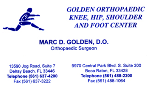 Golde  Orthopedic website