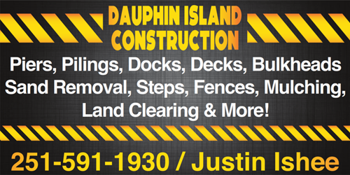 Dauphin Island Construction website